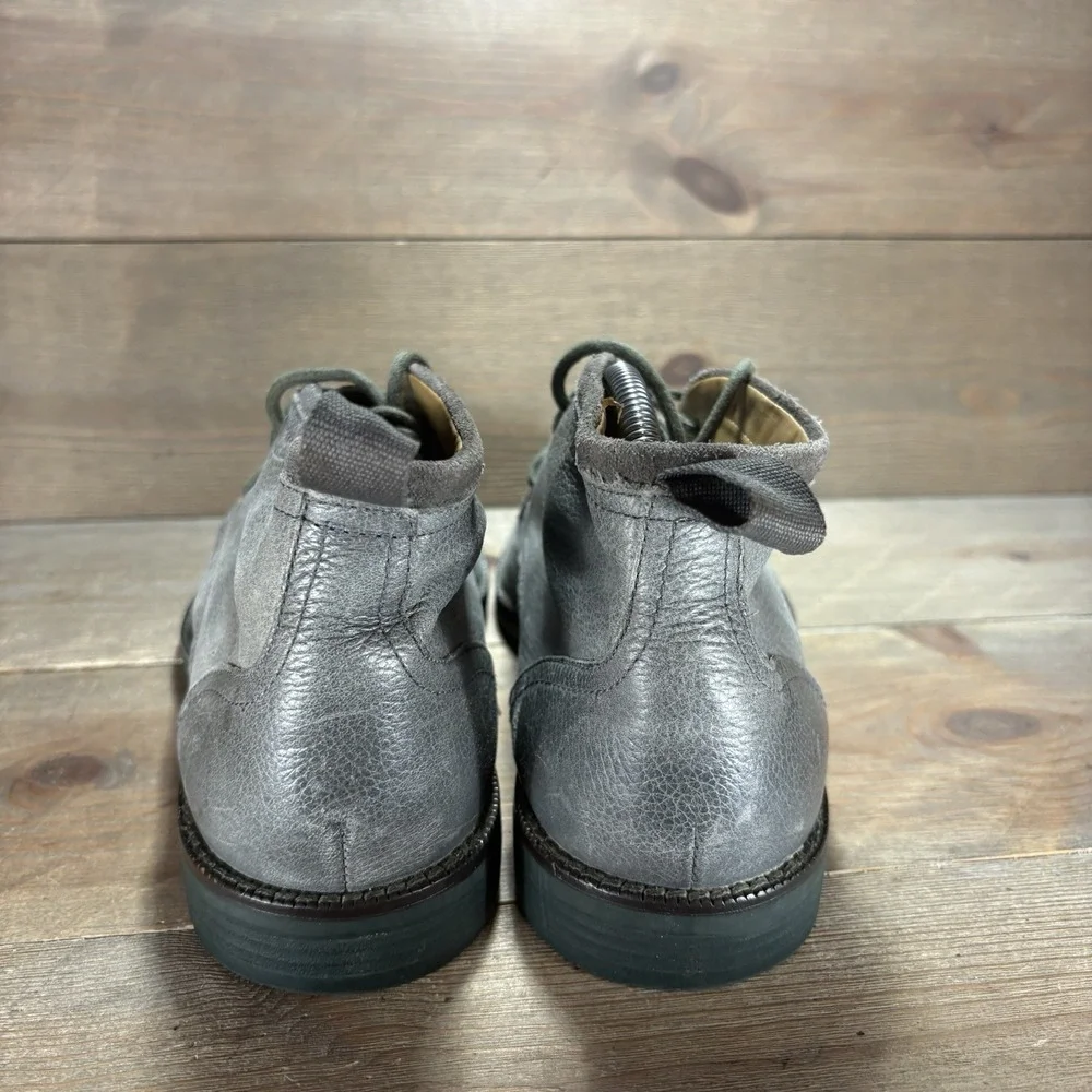 cole haan curtis mens size 9.5 shoes green leather comfort chukka boots
